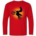 thumbnail image 3 of Inktastic Motocross Rider Freestyle Sports Long Sleeve Youth T-Shirt, 3 of 5