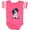 Football Pink and White, variant on Inktastic Tri Color King Charles Spaniel Boys or Girls Baby Bodysuit