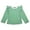 Green, variant on WOYY Toddler Girls Long Sleeve Stripe T-Shirt Lightweight Ruffle Casual T Shirt, Sizes 2-3T