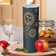 thumbnail image 2 of Starry 20oz Stainless Steel Skinny Tumbler – Vacuum Insulated Slim Travel Cup with Lid & Stainless Steel Straw, 360° Full Wrap Printed Tumbler for Home, Office & Outdoor Use, Solar, 2 of 6
