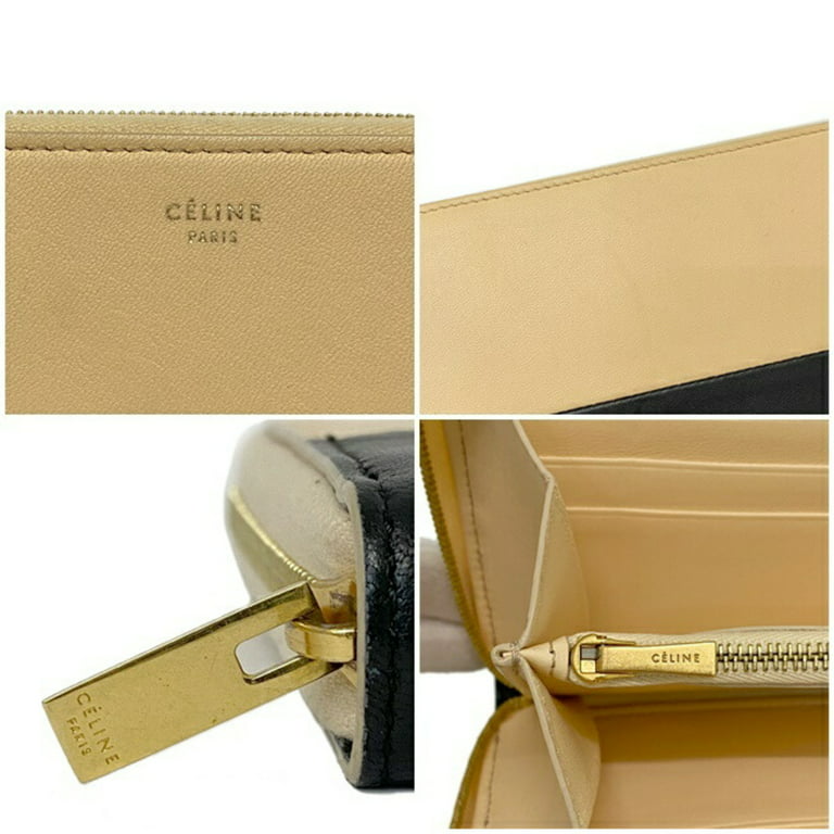 Celine - Authenticated Triomphe Wallet - Leather Brown Plain for Women, Never Worn