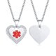 thumbnail image 1 of Collar de identificación de Alerta Médica para Mujeres y hombres, Etiqueta de perro de acero inoxidable personalizada, Collar de enfermedad de contacto de emergencia, Vnox (espalda grabada gratis), 1 of 4