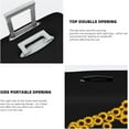 thumbnail image 6 of Sunflower Initial Name A Black Luggage Cover Elastic Washable Stretch Suitcase Protector Anti-Scratch Travel Suitcase Cover for Kid and Adult L (Fit 25-28 inch suitcase), 6 of 6