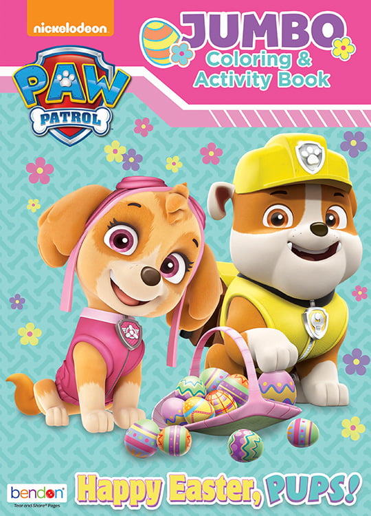 Featured image of post Paw Patrol Jumbo Coloring Book Paw patrol 5 color print