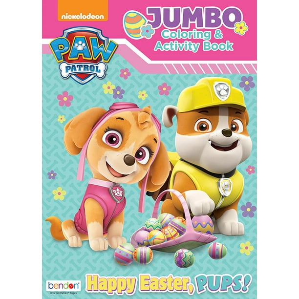 PAW Patrol Easter Jumbo Coloring Book - Walmart.com - Walmart.com