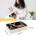 thumbnail image 5 of Deer PU Leather Jewelry Stand with Removable Compartment and Portable Display Case - Necklace and Travel Organizer, 5 of 6