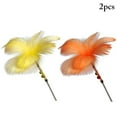 thumbnail image 1 of 2 Pcs Cat Plume Teaser Interactif Belle Chat Jouet Interactif Chat Teaser Baguette, 1 of 10