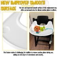 thumbnail image 3 of Bandeja para Silla Alta de Bebé LuQiBabe para Stokke Tripp Trapp Blanca, 3 of 6