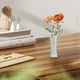 thumbnail image 5 of Vaso hexagonal grande vidrio moderno, vaso central flores sala comedor boda, decoración de hogar centro mesa, vaso de cristal resistente, diseño elegante, base de madera, uso en boda, para, 5 of 8