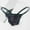 Gray, variant on Men's Briefs Casual Solid Waist Underwear Breathable Thong Briefs (Black,S)