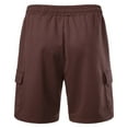 thumbnail image 6 of Kcolen Running Shorts for Men Relaxed Fit Men's Summer Casual Quarter Length Shorts with Pockets Solid Color Comfortable Lightweight Outdoor Walking Wear Summer Beach Golf Shorts, 6 of 6