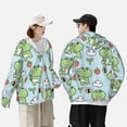 thumbnail image 4 of Lsque Cute Floral Frog UPF 50+ Lightweight Sun Protection Men's Women's Long Sleeve Shirt, Hoodie Performance -X-Large, 4 of 9