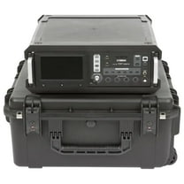 SKB iSeries 3U Fly Rack, Waterproof Polypropylene Hard Case for Storage, 20 Inch