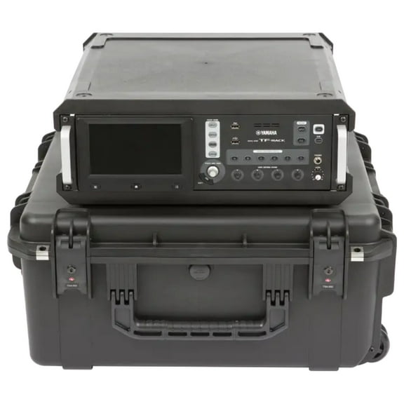 SKB iSeries 3U Fly Rack, Waterproof Polypropylene Hard Case for Storage, 20 Inch