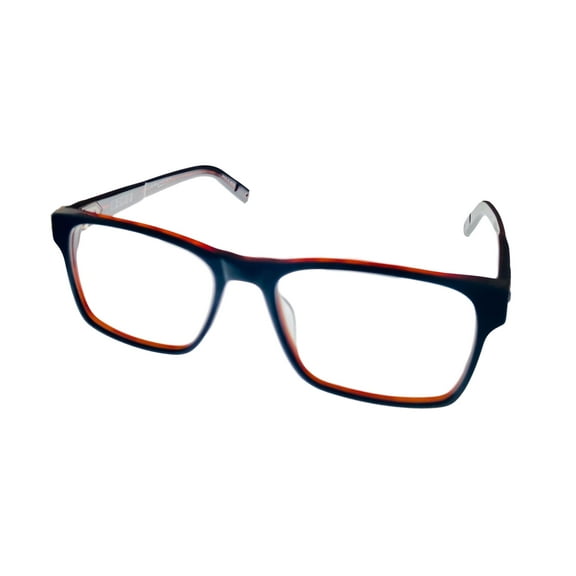 John Varvatos Plastic Rectangle Men Navy Brown Eyewear Frame V409 56mm