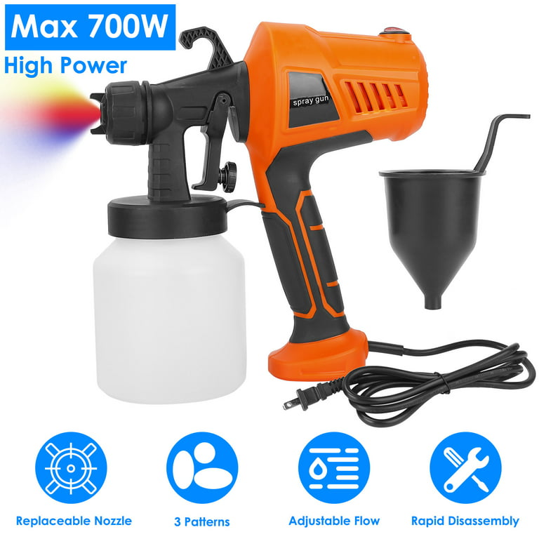 DeVilBiss STARTINGLINE HVLP Spray Gun for Painting Control 1.3mm Gravity  Feed Paint Gun with 600milliliter Plastic Cup 