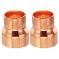 thumbnail image 1 of Uxcell Reductor de Cobre de 1 1/2" a 1" ID, 2 piezas de Acoplamiento de Reducción de Presión, Conector de Tubo Adaptador, 1 of 5