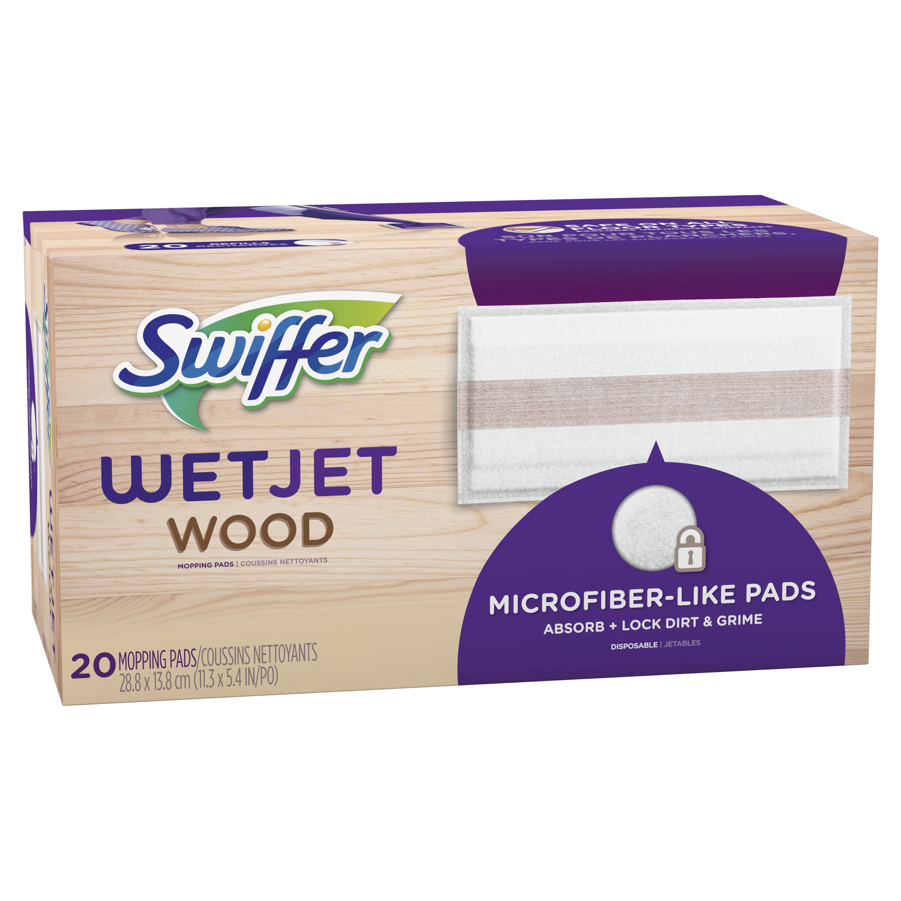 Swiffer Wetjet Wood Mopping Pad Refill 20 Count Walmart Com