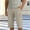 Beige, variant on Men's Cargo Casual Pants Shorts Below Knee Length Summer Slim Fit Fashionable Straight Tube Loose Fit with Pocket