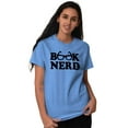 thumbnail image 3 of Book Club Nerd Nerdy Geeky Hipster Women's Plus Size Graphic Tee Brisco Brands 4X, 3 of 5
