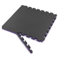thumbnail image 2 of 1" Extra Thick Interlocking Home Gym Foam Floor Mat Reversible Tiles (24" x 24") | 12 Pieces, Square feet | Protective Flooring for Work Out Exercise, 2 of 9