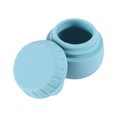 thumbnail image 1 of 4pcs Small Silicone Cosmetic Jars With Lids Refillable Mini Travel Containers For Makeup Storage Portable Colorful Organizer Set (blue Purple Green), 1 of 7