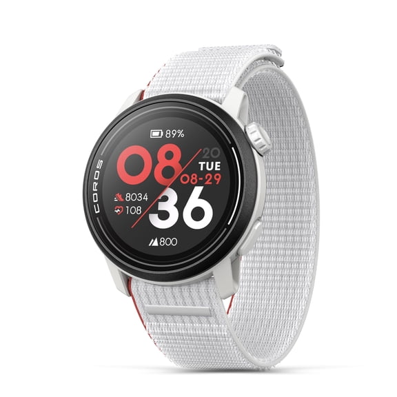 COROS Pace 3 Reloj Deportivo GPS, Ligero y cómodo, Batería cde 17 días, GPS de Doble frecuencia, Frecuencia Cardíaca, Naveegación, Seguimiento del sueño, Correr, Bicicleta y Esquí (Nylon Tiza)
