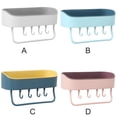 thumbnail image 2 of Ounissouiy Cocina baño esquina ducha estante de succión ordenado cesta de almacenamiento de pared Caddy Rack Juegos de accesorios de baño Verde azul, 2 of 6