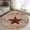 brown, variant on Texas Star Vintage 3ft Area Rug, Brown Checkered Berry Farmhouse Washable Non-Slip Small Round Rugs for Entryway Bedroom Kitchen, Soft Circle Carpet for Dining Room, Playroom Nursery Rug