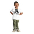 thumbnail image 3 of Cute I Look Like Daddy Dad Joke Youth T Shirt Tee Boys Infant Toddler Brisco Brands 18M, 3 of 6