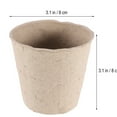 Hongchegh Pulp Cup 100pcs Pulp Pot Plant Starters Herb Nursery Cup Kit