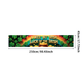 thumbnail image 3 of Irish Luck Clover Background Happy St Patrick's Day Themed Party Banner Leprechaun Style Decor Rainbow Gold Festive Event Display St Patrick's Day Celebration, 3 of 4