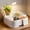 White, variant on Compact Turtle And Crab Habitat Tank, Desktop Aquarium With Basking Area, Multifunction Small Reptile Tank For Home Or Office, Easy Setup And Eco Landscaping, White Finish