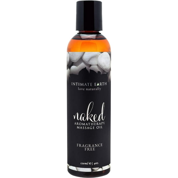 Intimate earth Naked Massage Oil - Fragrance Free 120ml / 4oz