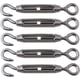 thumbnail image 1 of M4 5 Pack 304 Stainless Steel Hook And Eye Turnbuckle Turnbuckle, 1 of 5