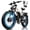Gold, variant on ORLMS 8000W Peak Dual Motor E-Bike, 52V 25Ah Electric Bike, 24" All-Terrain Fat Tire Bicycle, 40 mph High-Speed, Up to 120 mile Range, Hydraulic Brakes, for Off-road & Hunting