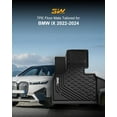 thumbnail image 2 of 3W Floor Mats & Cargo Liner for 2022 2023 2024 BMW iX All Weather TPE Black Custom Fit Floor Liner for BMW IX 1st&2nd Rows and Trunk Full Set Car Mats, 2 of 5