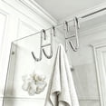thumbnail image 6 of Shower Door Hooks, Towel Hooks for Bathroom Frameless Glass Door, Shower Squeegee Hooks for Bath Suits Rozer Robes Loofahs Shavers, 6 of 9