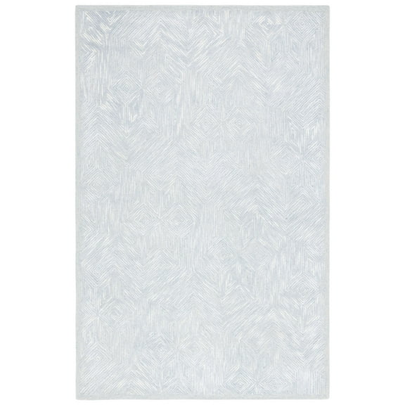 SAFAVIEH Soho Rhetta Abstract Area Rug, Blue/Grey, 8' x 10'