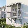 thumbnail image 3 of PawHut Catio Outdoor Cat Enclosure Window Box 39.4"L, Grey, 3 of 10