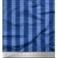 thumbnail image 1 of Soimoi Moss Georgette Fabric Stripe Block Decor Fabric Printed Yard 42 Inch Wide, 1 of 3