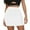 White, variant on YDOJG Womens Skirts Fashion Solid Skirt Elastic Waist Slim Short Skirt