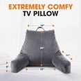 thumbnail image 3 of Cheer Collection Memory Foam Support Reading; TV Pillow, 3 of 5