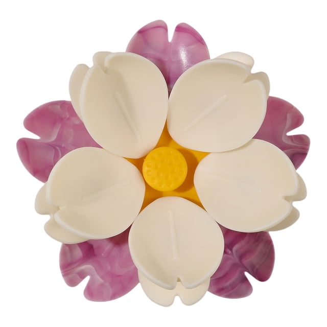 Zhenhongyql Six Color Optional Cherry Sealing Clip Refrigerator Sticker Bag Clip Personalized Flower Petal Creative Snack Sealing Clip (petal Shape/ Fixed/multi Color Optional)