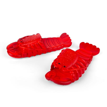 Coddies Lobster Slippers | Unisex Sandals  Funny Gift  Pool  Beach & Shower Shoes | Men  Women & Kids (10-11 Men | 11-12 Women  44-45 EU)