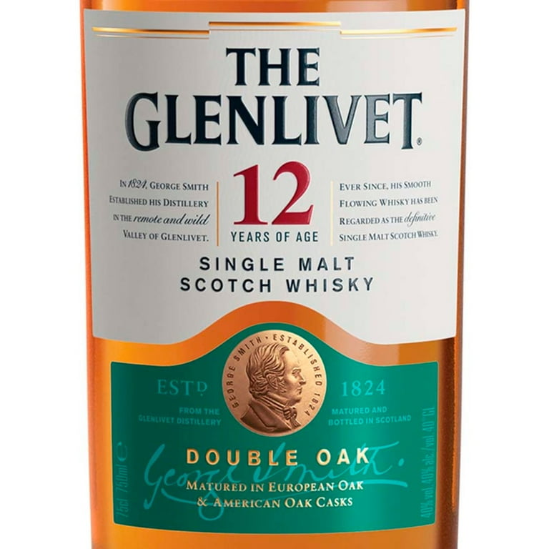 The Glenlivet 12 Year Old Single Malt Scotch Whisky, 750 mL The Glenlivet 12 Year Old Single Malt Scotch Whisky, 750 mL