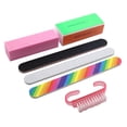 thumbnail image 3 of Vogacara Nail Files Buffer Professional Polishing Smooth Kit Brush Cleaning Tool Shop Women Set Device Set Strip Beauty Manicure 2piezas, 3 of 6