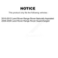 thumbnail image 2 of CMX Front Disc Brake Rotors Pair for Car Land Rover Range K8-100442, 2 of 8