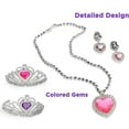thumbnail image 2 of Princess Heels Tiaras and Jewelry Set Toddler Gift for Ages 3,4,5,6 A, 2 of 5