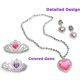 thumbnail image 2 of Princess Heels Tiaras and Jewelry Set Toddler Gift for Ages 3,4,5,6 C, 2 of 5
